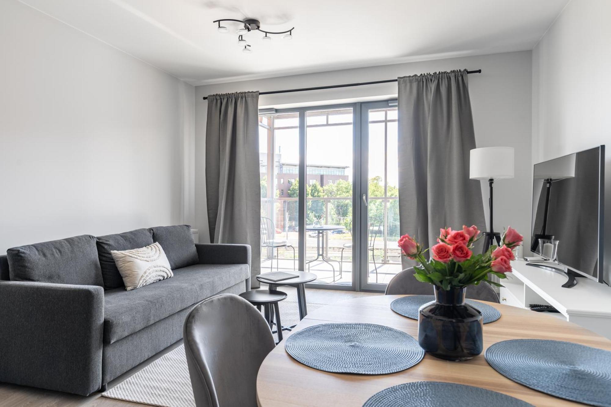 Scala City Center Apartments With Parking By Lion Apartments Gdańsk Eksteriør billede
